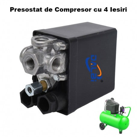 Presostat pentru Compresor de Aer cu 4 Iesiri