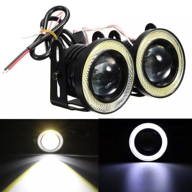 Set Proiectoare Auto LED Universale, 64MM / 10W / 3200LM