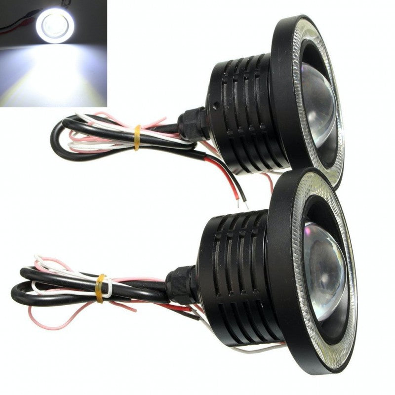 Set Proiectoare Auto LED Universale, 76MM / 10W / 3200LM