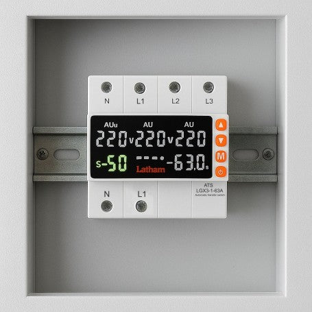 Protector Automat Trifazat 63A - ATS, Comutator Automat de Transfer cu Faza Prioritara / LGX3-1-63A