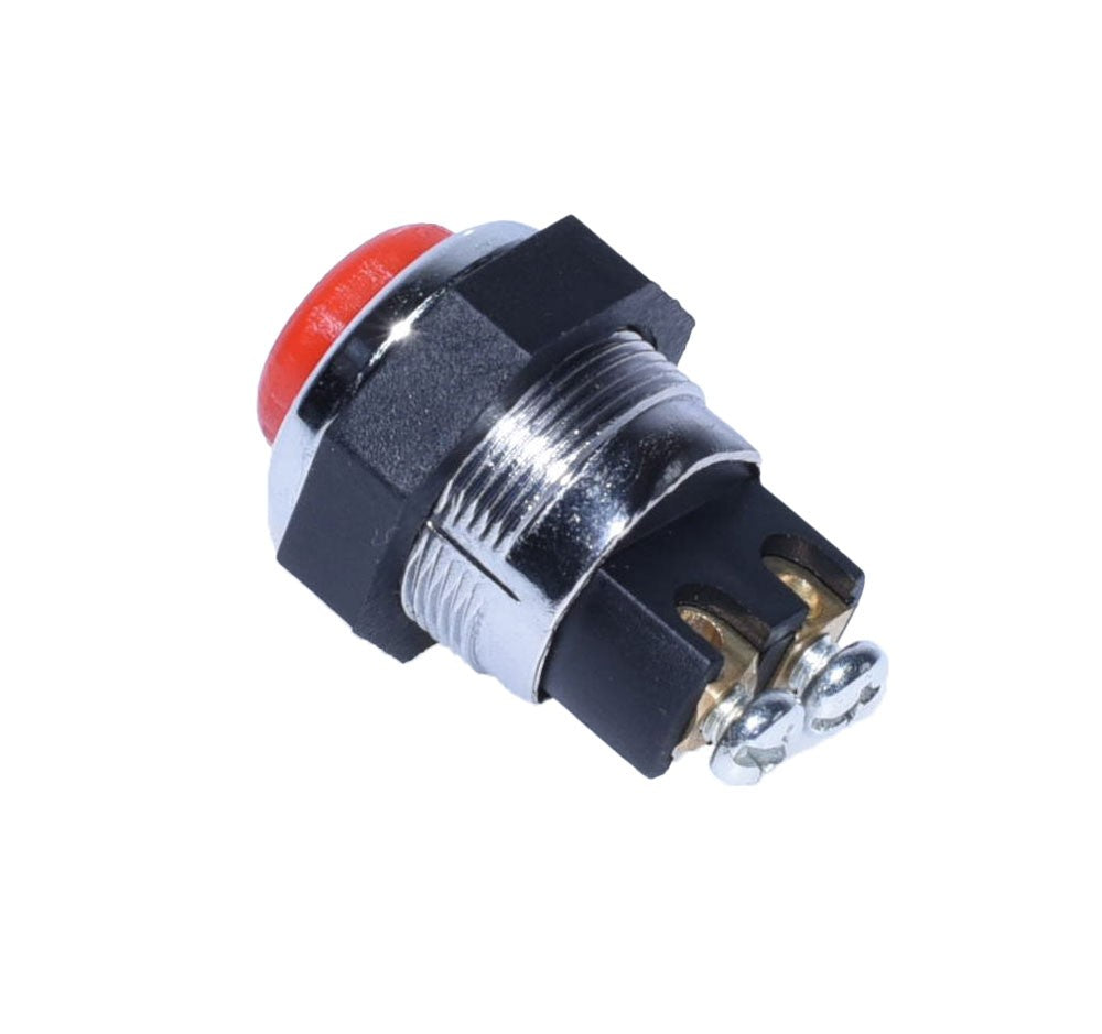 Buton Metalic de Impuls, Tip Push, 12VDC, 250VAC