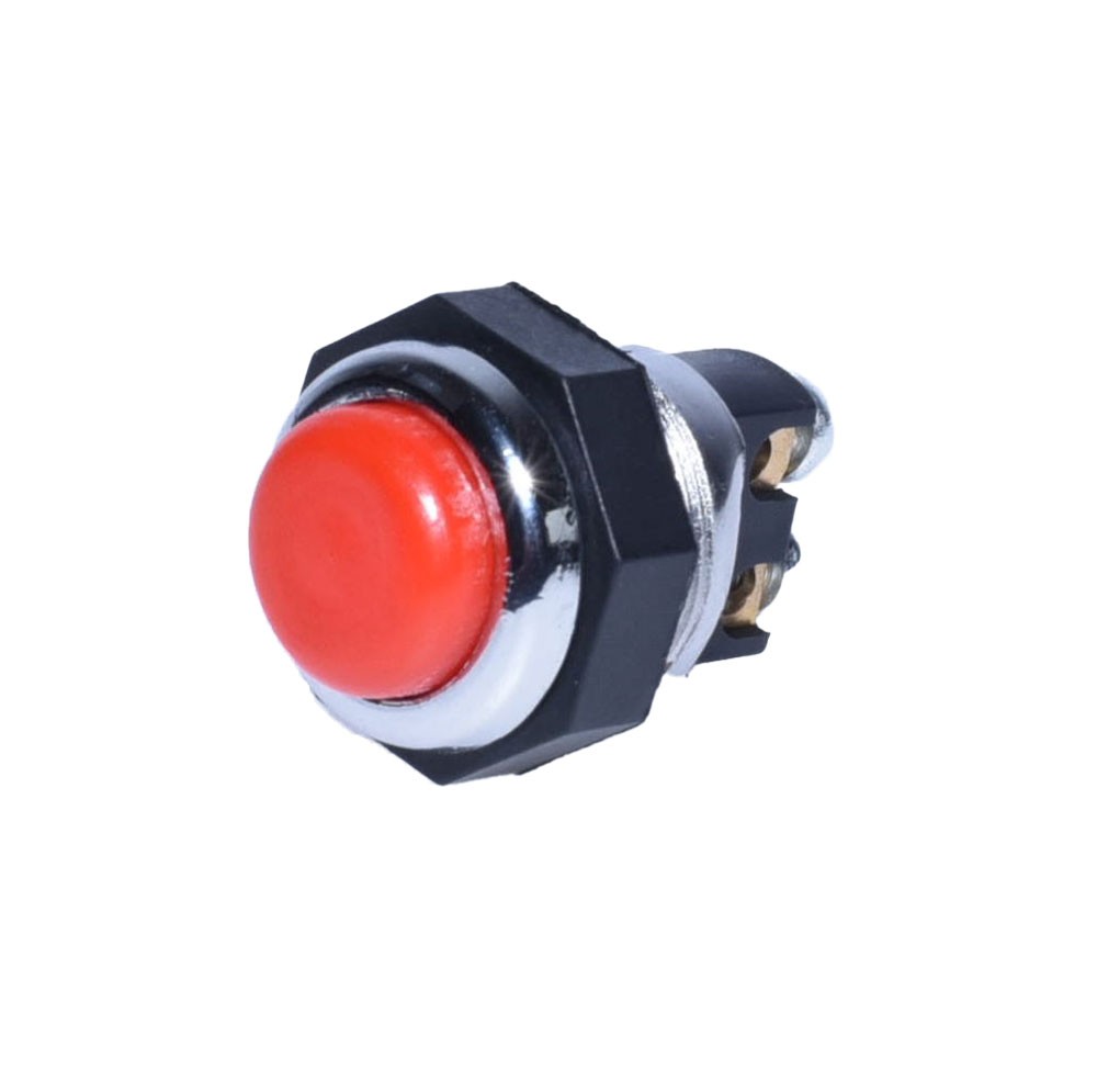 Buton Metalic de Impuls, Tip Push, 12VDC, 250VAC
