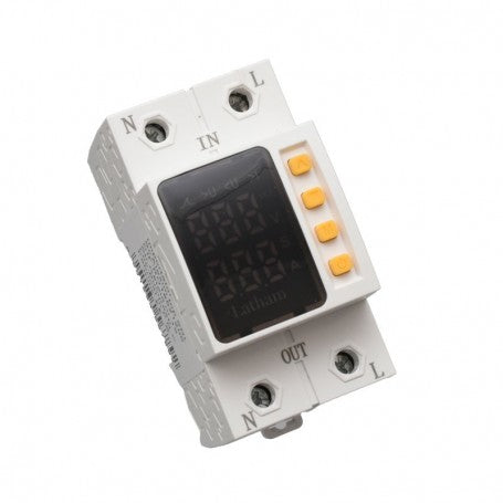 Releu Electronic de Protectie reglabil 1-63A la Supratensiune, Subtensiune si Supracurent Dalbi AVR-63