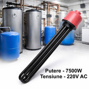 Rezistenta electrica de imersie pentru boiler 7500W - 220V AC - DALBI