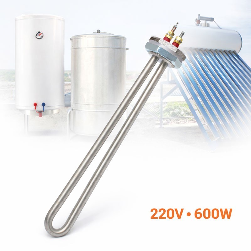 Rezistenta electrica din inox 600W - 220V AC pentru boiler si panou solar nepresurizat - DALBI