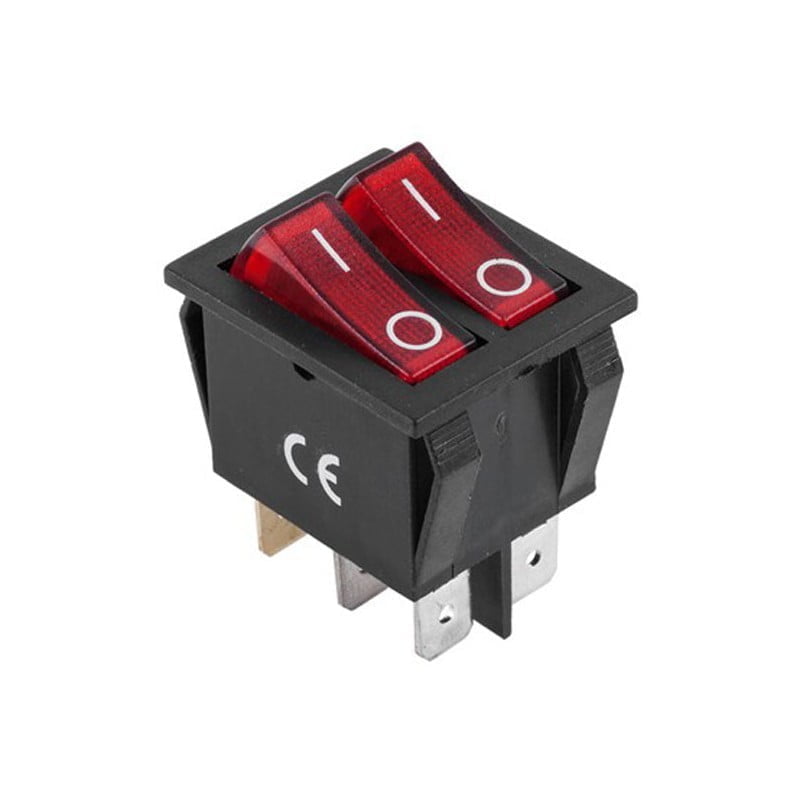 Comutator IRS Dublu ON-OFF 250V KCD6