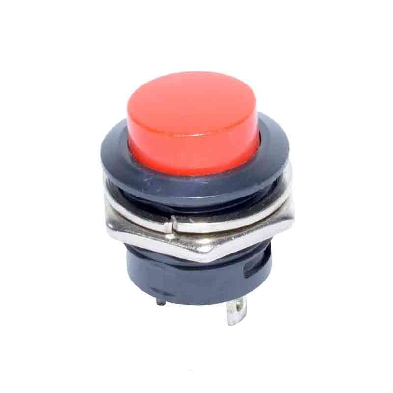 Buton Push Rosu Fara Retinere 14X24mm