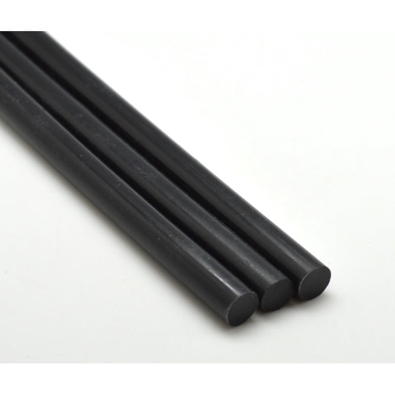 Bara de Silicon pentru Pistol Lipit, Profesionala, Diametru 11mm, Lungime 27cm, Negru