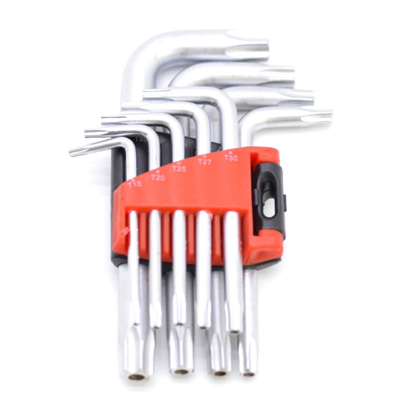 Set 9 Chei Torx, Tip Stea, De la T15 la T55