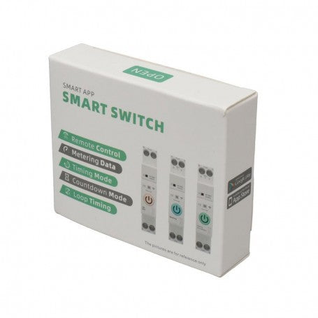 Siguranta Inteligenta Wi-fi, 1-63A, 1P+N Monitorizare Energie, Protectie Subtensiune, Supratensiune - TUYA SigMesh / ZigBee