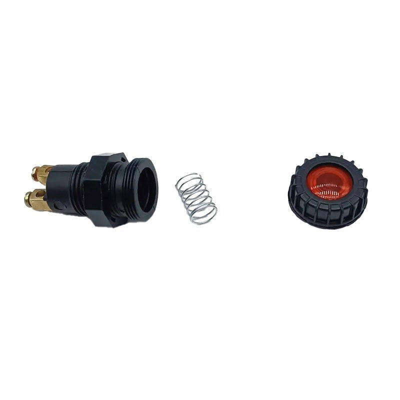 Suport Indicator Tensiune pentru Bec E10 cu Led 12V-24V / Rosu