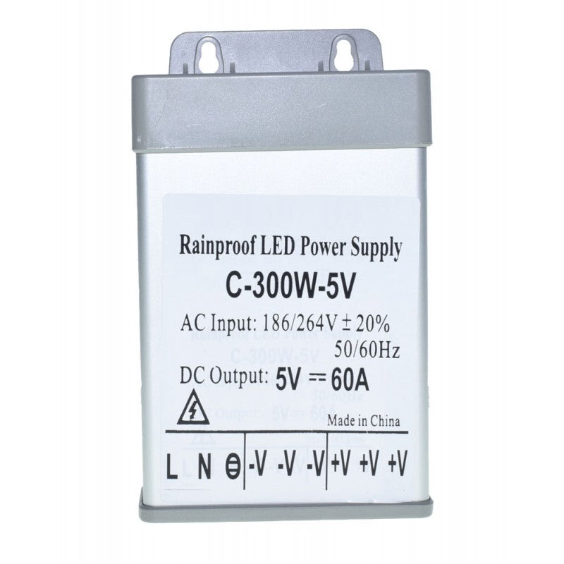 Sursa Alimentare, Exterior, 5V, 300W, 60A, IP52