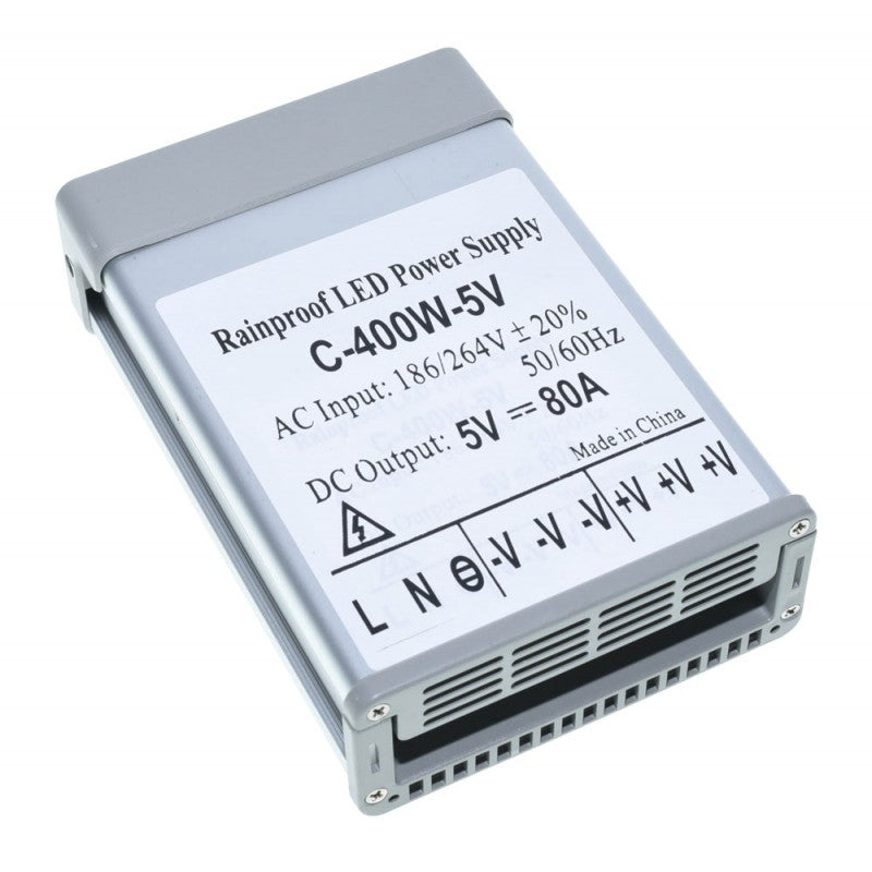 Sursa Alimentare, Exterior, 5V, 400W, 80A, IP52