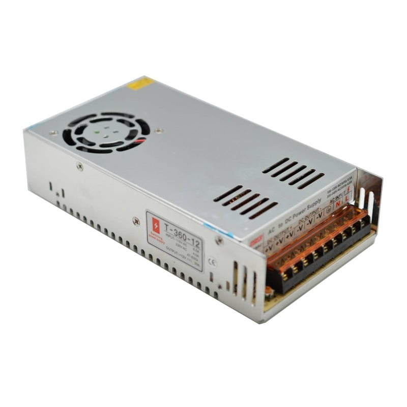 Sursa de Alimentare in Comutatie, Metalica, 220V, 12V, 360W, 30A