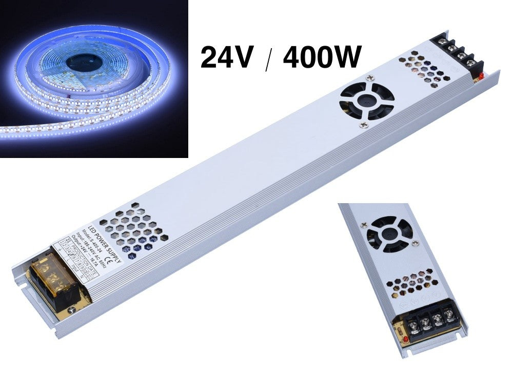 Sursa de Alimentare, Slim, Interior, 24V, 16,7A, 400W