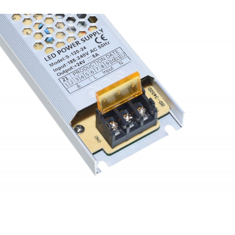 Sursa de Alimentare, Slim, Interior, 24V, 5A, 120W