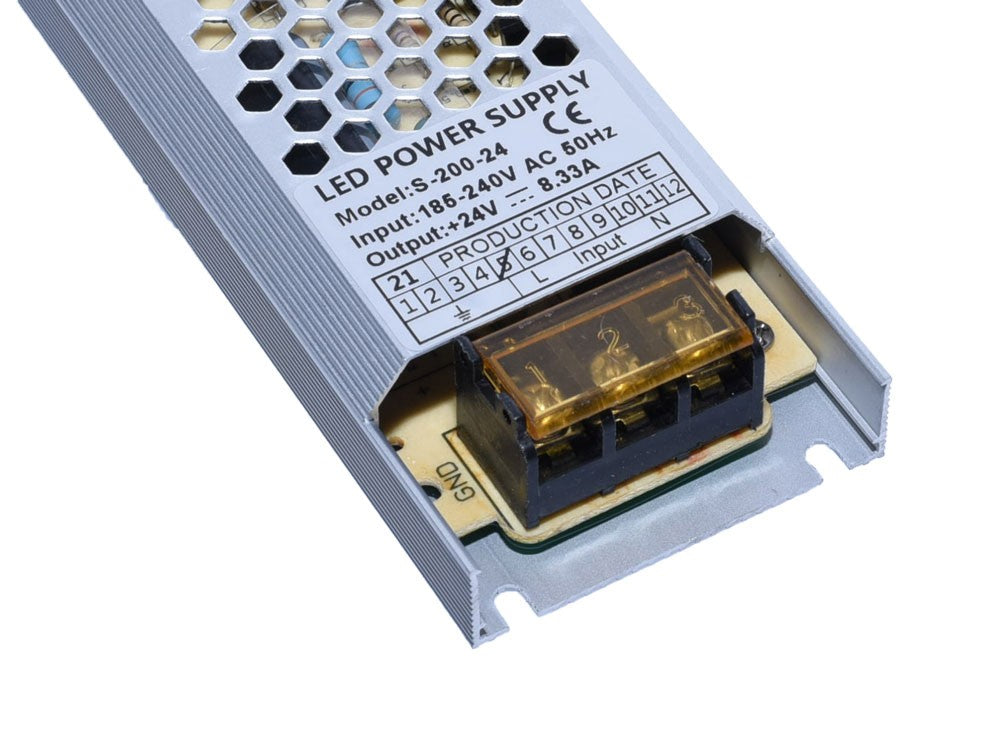 Sursa de Alimentare, Slim, Interior, 24V, 8,33A, 200W