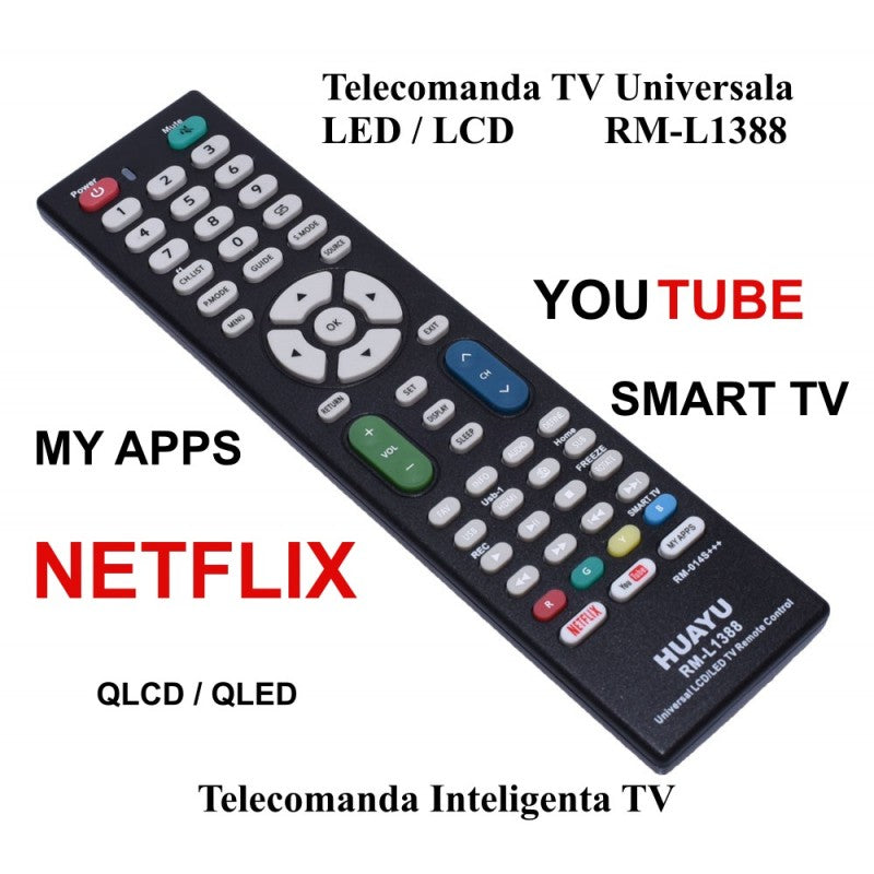 Telecomanda Universala pentru TV LCD/LED, Tip Joly, RM-L1388