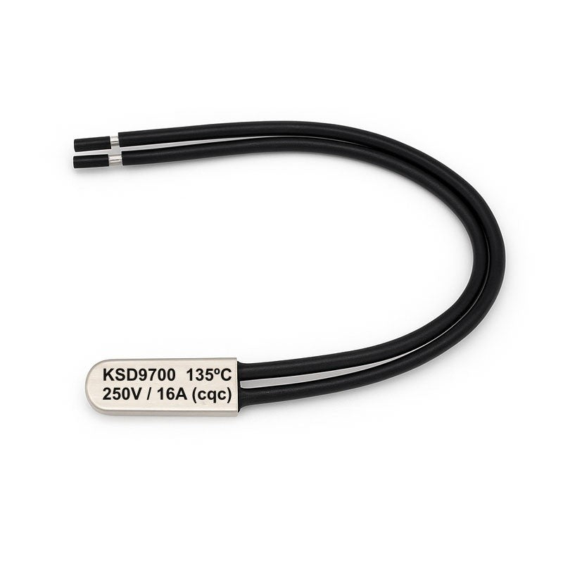 Termostat Temperatura 135˚C cu Fire, Bimetal KSD9700 NC, 250/16A - DALBI
