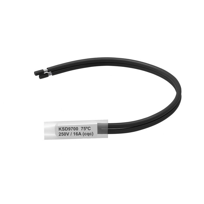 Termostat Temperatura 75˚C cu Fire, Bimetal KSD9700 NC, 250/16A - DALBI