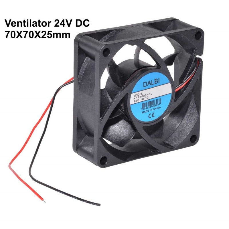 Ventilator Axial 24V, 70x70x25 mm, Tip Cooler, 1.75W